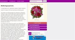 Desktop Screenshot of muttertagssprueche.com